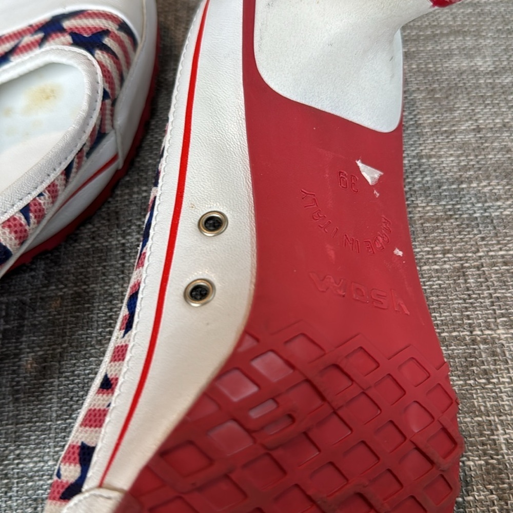 Wosh Women's Shoes Made in Italy heels USA stars - Picture 10 of 10
